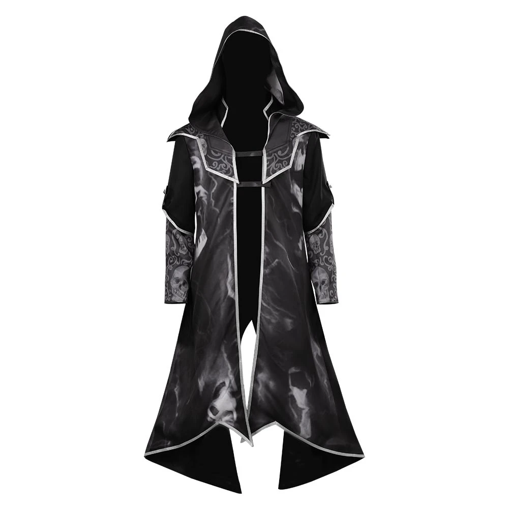Adulte Hogwarts Legacy Dark Arts Robe Cape Coupe-vent Cosplay Costume Carnaval 9 Adulte Hogwarts Legacy Dark Arts Robe Cape Coupe-vent Cosplay Costume Carnaval – Image 7