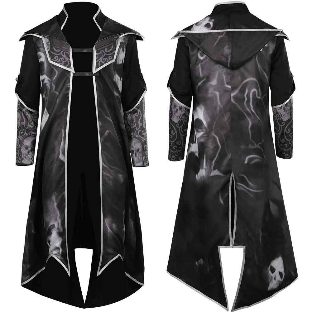 Adulte Hogwarts Legacy Dark Arts Robe Cape Coupe-vent Cosplay Costume Carnaval 5 Adulte Hogwarts Legacy Dark Arts Robe Cape Coupe-vent Cosplay Costume Carnaval – Image 3