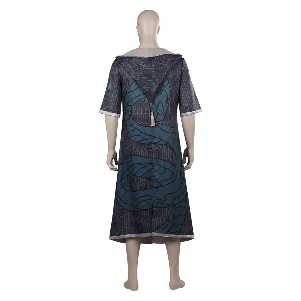 Adulte Hogwarts Legacy Slytherin Coupe-vent Manteau Cosplay Costume 6 Adulte Hogwarts Legacy Slytherin Coupe-vent Manteau Cosplay Costume – Image 4