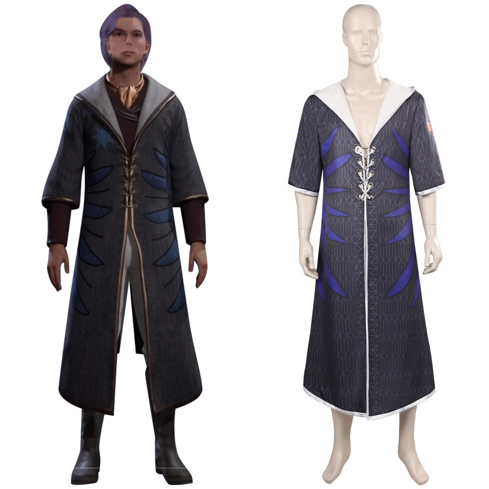 Adulte Hogwarts Legacy Ravenclaw Coupe-vent Manteau Cosplay Costume 3 Adulte Hogwarts Legacy Ravenclaw Coupe-vent Manteau Cosplay Costume