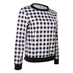 Adulte Wednesday Addams Wednesday Chemise à Carreaux Cosplay Costume -Newcossky 15002198 4