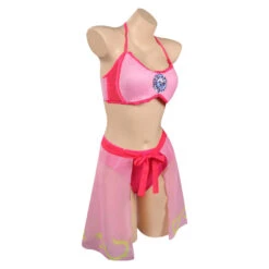 Film Super Mario Bros Princess Peach Maillot De Bain Cosplay Costume -Newcossky 15002594 4