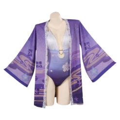 Genshin Impact Raiden Shogun Maillot De Bain Cosplay Costume Carnaval -Newcossky 15002600 1