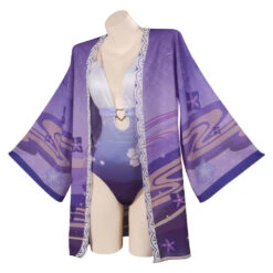 Genshin Impact Raiden Shogun Maillot De Bain Cosplay Costume Carnaval -Newcossky 15002600 2