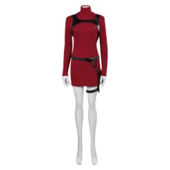 Resident Evil 4 Remake Ada Wong Tenue Rouge Cosplay Costume -Newcossky 15002630 1