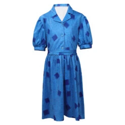 Film Matilda Matilda Robe Bleu Cosplay Costume Carnaval -Newcossky 15002683 1