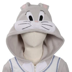 Bugs Bunny Lapin Enfant Animaux Pyjama Une Pièce Cosplay Costume -Newcossky 15003304 5