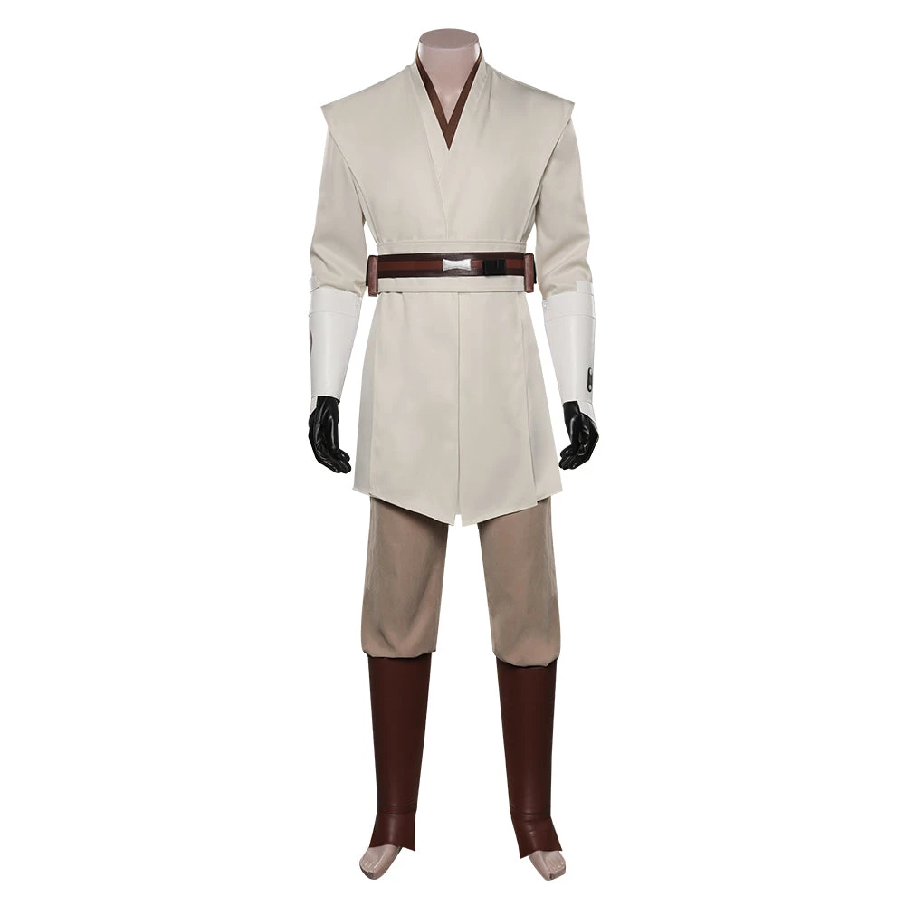Star Wars: Clone Wars Obi Wan Kenobi Cosplay Costume 5 Star Wars: Clone Wars Obi Wan Kenobi Cosplay Costume – Image 3