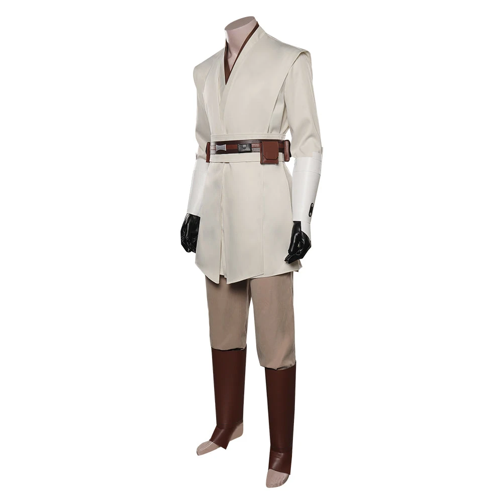Star Wars: Clone Wars Obi Wan Kenobi Cosplay Costume 6 Star Wars: Clone Wars Obi Wan Kenobi Cosplay Costume – Image 4