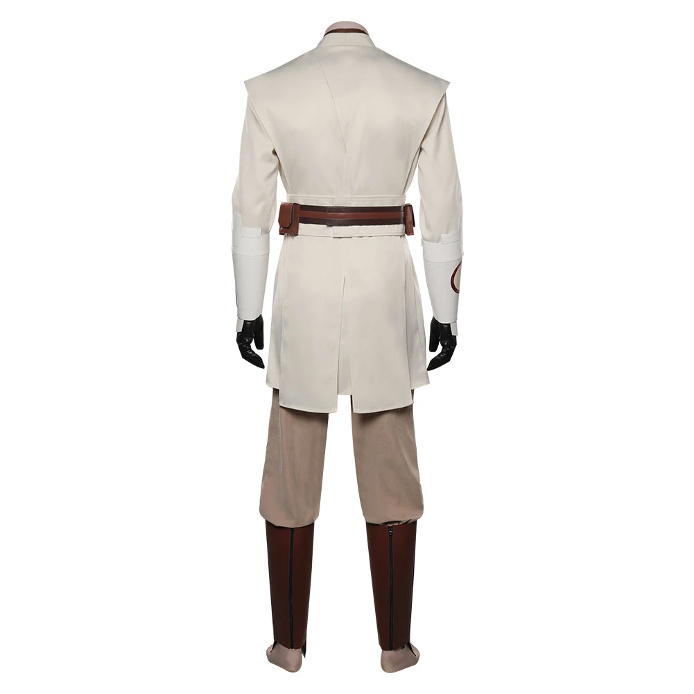 Star Wars: Clone Wars Obi Wan Kenobi Cosplay Costume 4 Star Wars: Clone Wars Obi Wan Kenobi Cosplay Costume – Image 2
