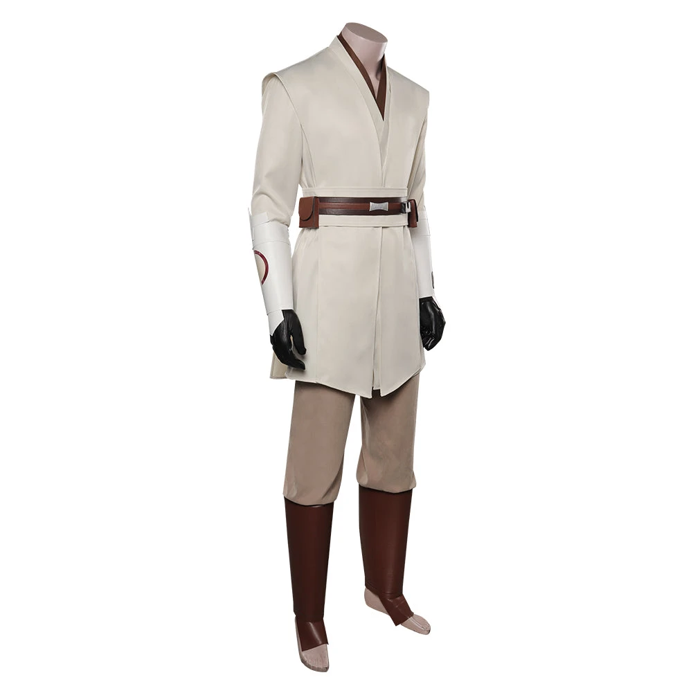 Star Wars: Clone Wars Obi Wan Kenobi Cosplay Costume 7 Star Wars: Clone Wars Obi Wan Kenobi Cosplay Costume – Image 5