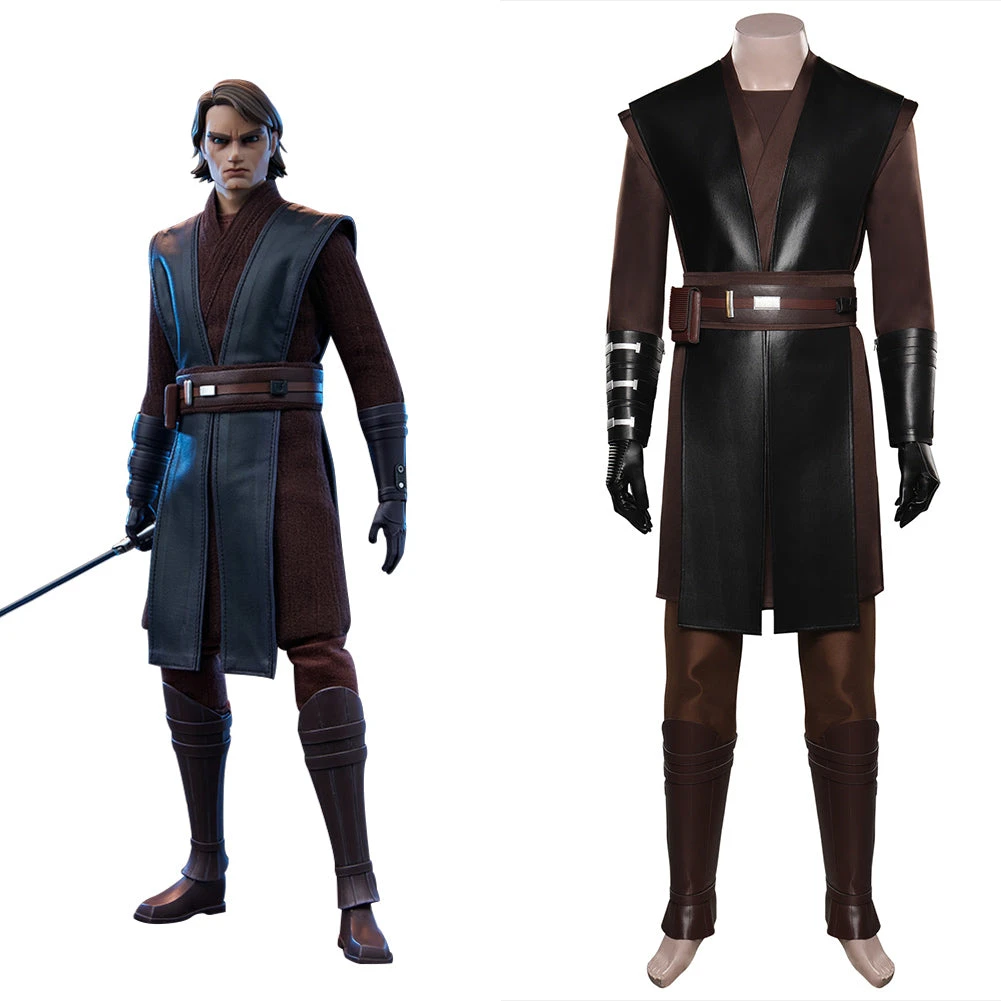 Star Wars: The Clone Wars Anakin Skywalker Cosplay Costume 3 Star Wars: The Clone Wars Anakin Skywalker Cosplay Costume