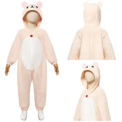 Enfant Rilakkuma‘s Theme Park Adventure Rilakkuma Pyjama Cosplay Costume Halloween Carnival -Newcossky 15003519 costumebuy2009