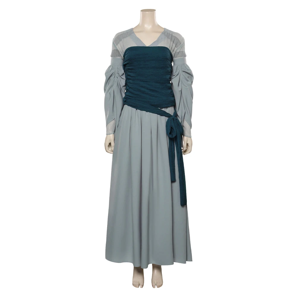 The Lord Of The Rings: The Rings Of Power Galadriel Robe Cosplay Costume 6 The Lord Of The Rings: The Rings Of Power Galadriel Robe Cosplay Costume – Image 4
