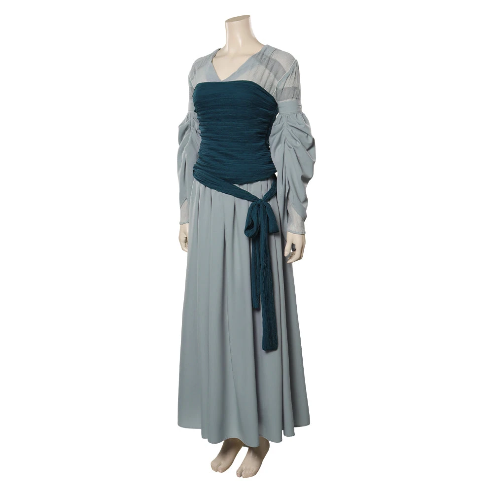 The Lord Of The Rings: The Rings Of Power Galadriel Robe Cosplay Costume 7 The Lord Of The Rings: The Rings Of Power Galadriel Robe Cosplay Costume – Image 5