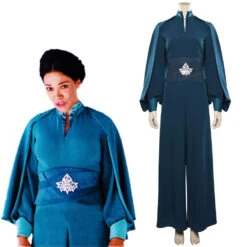 Star Wars Obi-Wan Kenobi Breha Organa Uniform Bleu Cosplay Costume Carnaval
