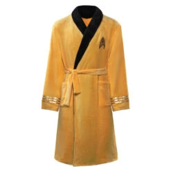 Star Trek Captain Pike Peignoir De Bain Jaune Cosplay Costume Carnaval -Newcossky 15003612 1