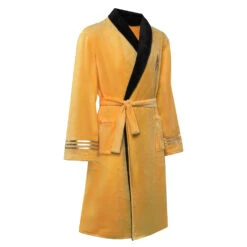 Star Trek Captain Pike Peignoir De Bain Jaune Cosplay Costume Carnaval -Newcossky 15003612 4