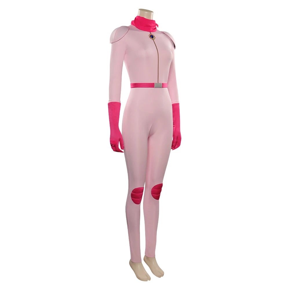Super Mario Bros. Le Film Peach Combinaison Cosplay Costume 8 Super Mario Bros. Le Film Peach Combinaison Cosplay Costume – Image 6