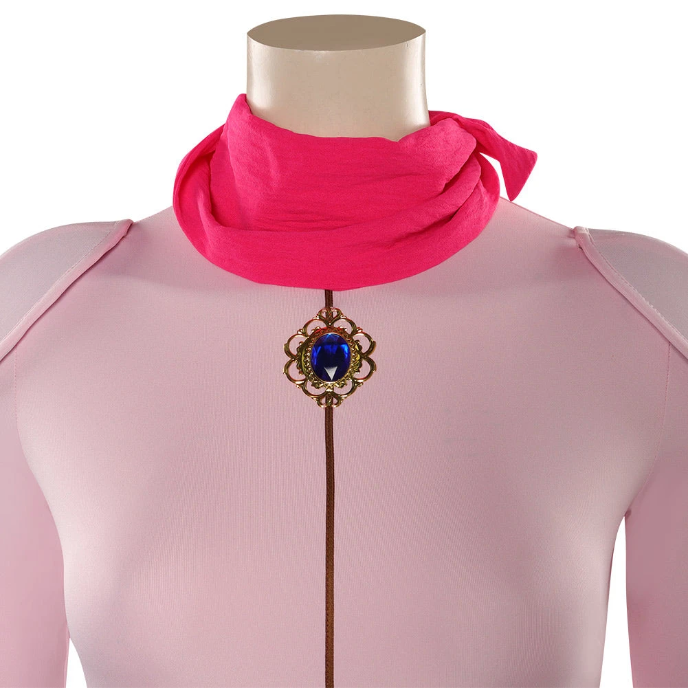 Super Mario Bros. Le Film Peach Combinaison Cosplay Costume 9 Super Mario Bros. Le Film Peach Combinaison Cosplay Costume – Image 7