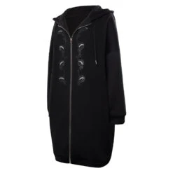 Enfant Wednesday Addams Wednesday Longueur Manteau Cosplay Costume Carnaval -Newcossky 15003666 2