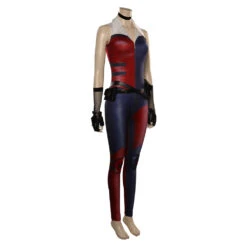 Mortal Kombat Harleen Onesies Rouge Combinaison Cosplay Costume 15 Mortal Kombat Harleen Onesies Rouge Combinaison Cosplay Costume -Newcossky 15003673 4