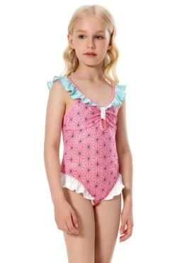 Demon Slayer Kimetsu No Yaiba Enfant Kamado Nezuko Maillot De Bain Cosplay Costume -Newcossky 15004079 6