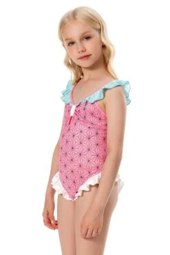 Demon Slayer Kimetsu No Yaiba Enfant Kamado Nezuko Maillot De Bain Cosplay Costume -Newcossky 15004079 7