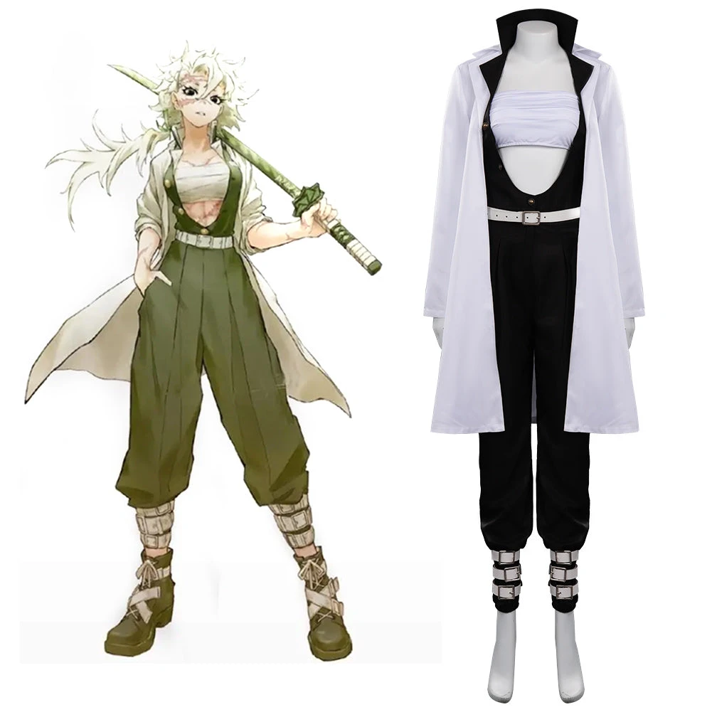 Adulte Demon Slayer Kimetsu No Yaiba Shinazugawa Sanemi Femme Uniforme Cosplay Costume 3 Adulte Demon Slayer Kimetsu No Yaiba Shinazugawa Sanemi Femme Uniforme Cosplay Costume