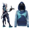 Valorant JETT Sweat à Capuche Design Original Cosplay Costume Carnival Halloween -Newcossky 15004196 cosplaystyle2014