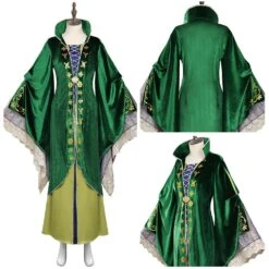 Hocus Pocus 2 Winifred Sanderson Robe Cosplay Costume Carnival Halloween -Newcossky 15004217 costumebuy2009