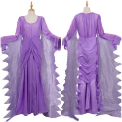 The Munsters Lily Munster Robe Cosplay Costume Carnival Halloween -Newcossky 15004237 cosplayying