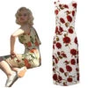 Film BLonde: Norma Jeane Robe Rose Cosplay Costume