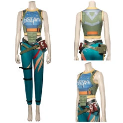 Valorant Raze T-shirt Pants Chapeaux Cosplay Costume Halloween Carnival -Newcossky 15004322 costumebuy2009
