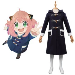Enfant SPY×FAMILY 2 Anya Uniforme Cosplay Costume Carnaval Ver.A