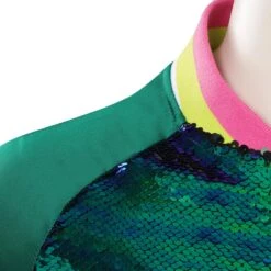 Zombies 3 Bucky Paillettes Veste Manteau Cosplay Costume -Newcossky 15004446 5