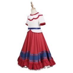 2021 Film Encanto Filimo Enfant Robe Rouge Cosplay Costume -Newcossky 15005848 2