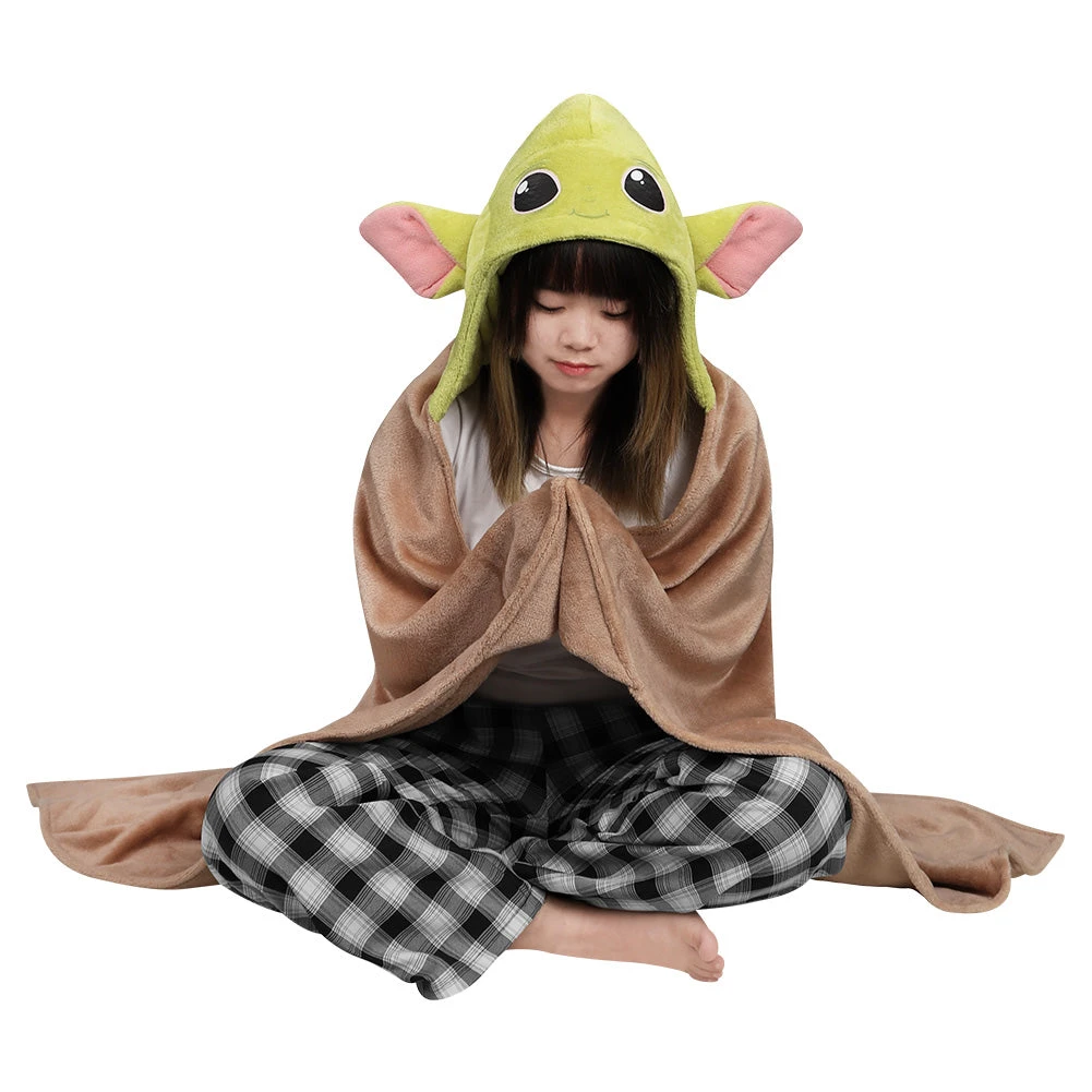 Star Wars The Mandalorian Baby Yoda Bébé Cape Plaid Enfant Cosplay Costume - Cossky 8 Star Wars The Mandalorian Baby Yoda Bébé Cape Plaid Enfant Cosplay Costume - Cossky – Image 6