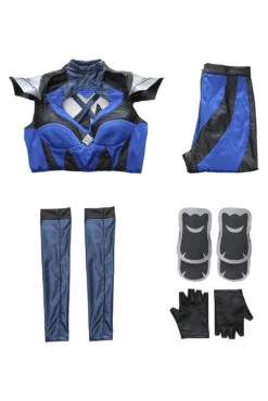 Adulte Mortal Kombat 11 Kitana Uniform Cosplay Costume -Newcossky 15007287 12