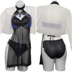Genshin Impact Yelan Maillot De Bain Design Original Cosplay Costume