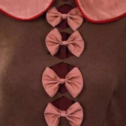 Adulte Wednesday Addams Goody Addams Vintage Robe Cosplay Costume -Newcossky 15008423 5