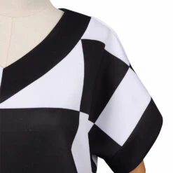 Adulte Wednesday Addams Gilet Veste Cosplay Costume Carnaval -Newcossky 15008425 6