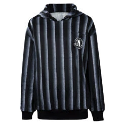 Adulte Wednesday Addams Sweats à Capuche Cosplay Costume -Newcossky 15008427 1
