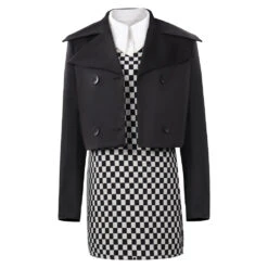 TV Adulte Wednesday Addams Wednesday Top Cosplay Costume Carnaval -Newcossky 15008433 1