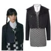 TV Adulte Wednesday Addams Wednesday Top Cosplay Costume Carnaval