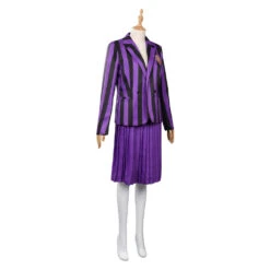 Wednesday Addams Wednesday Violet Uniforme Scolaire Cosplay Costume Carnaval -Newcossky 15008443 4