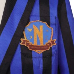 Enfant Wednesday Addams Wednesday Bleu Uniforme Scolaire Ensemble Cosplay Costume 17 Enfant Wednesday Addams Wednesday Bleu Uniforme Scolaire Ensemble Cosplay Costume -Newcossky 15008446 5