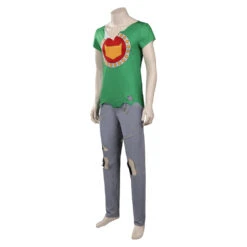 2022 Film One Piece Red Roronoa T-shirt Pantalon Cosplay Costume -Newcossky 15009332 2
