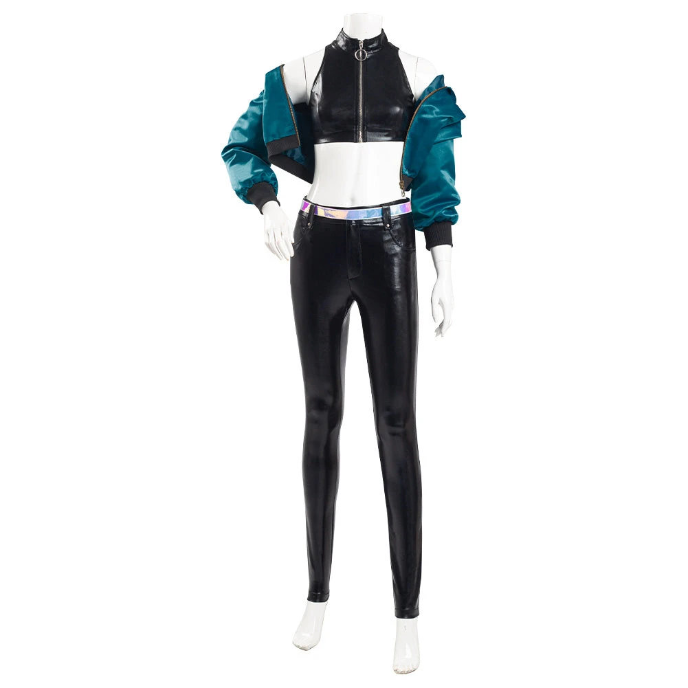 League Of Legends LOL KDA Kaisa Pantalon Manteau Halloween Carnaval Cosplay Costume 7 League Of Legends LOL KDA Kaisa Pantalon Manteau Halloween Carnaval Cosplay Costume – Image 5