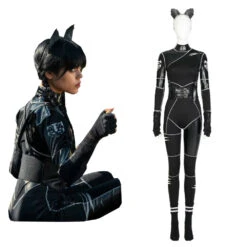 Wednesday Addams Black Cat Cosplay Costume